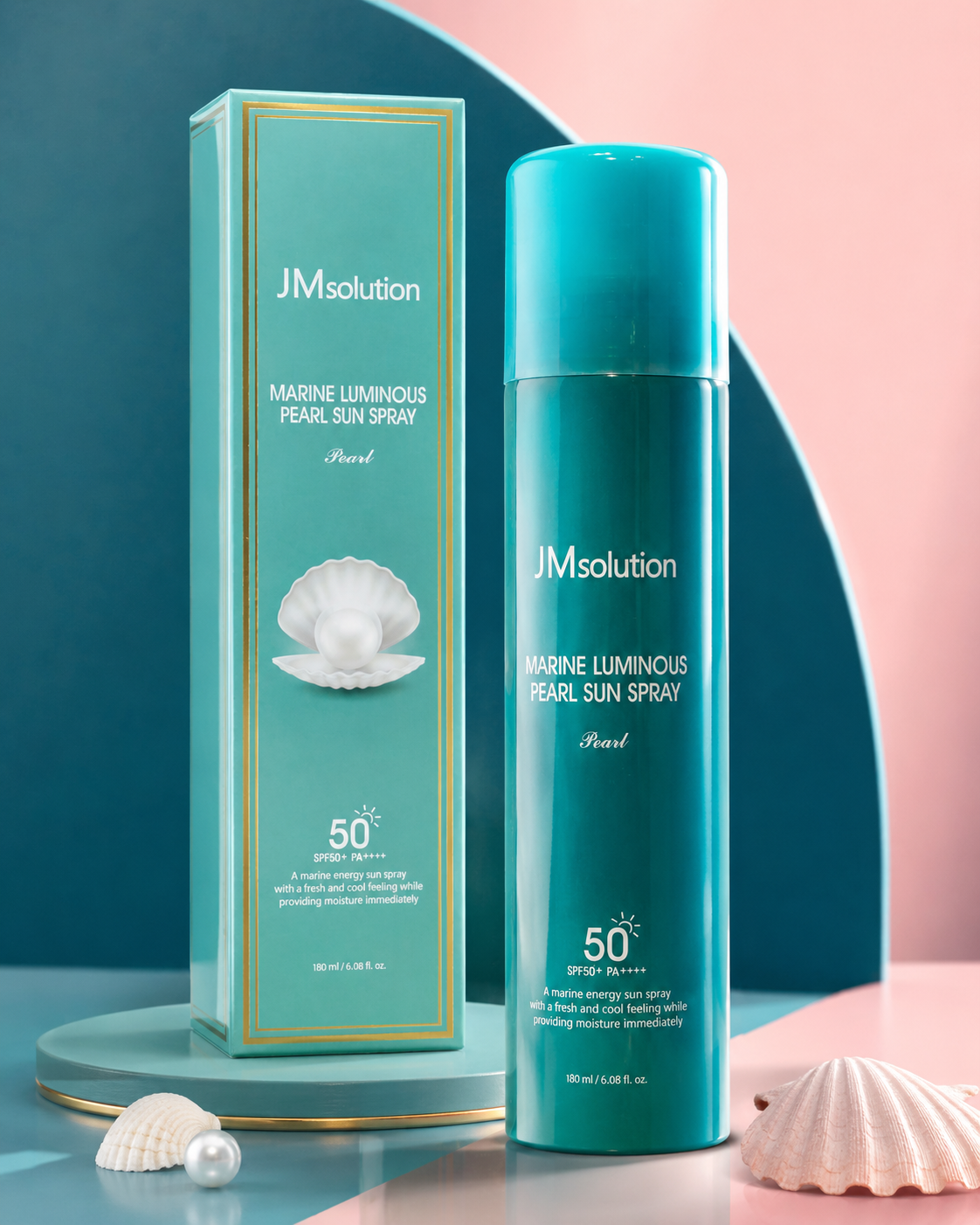 اسپری ضدآفتاب مروارید برند JMsolution